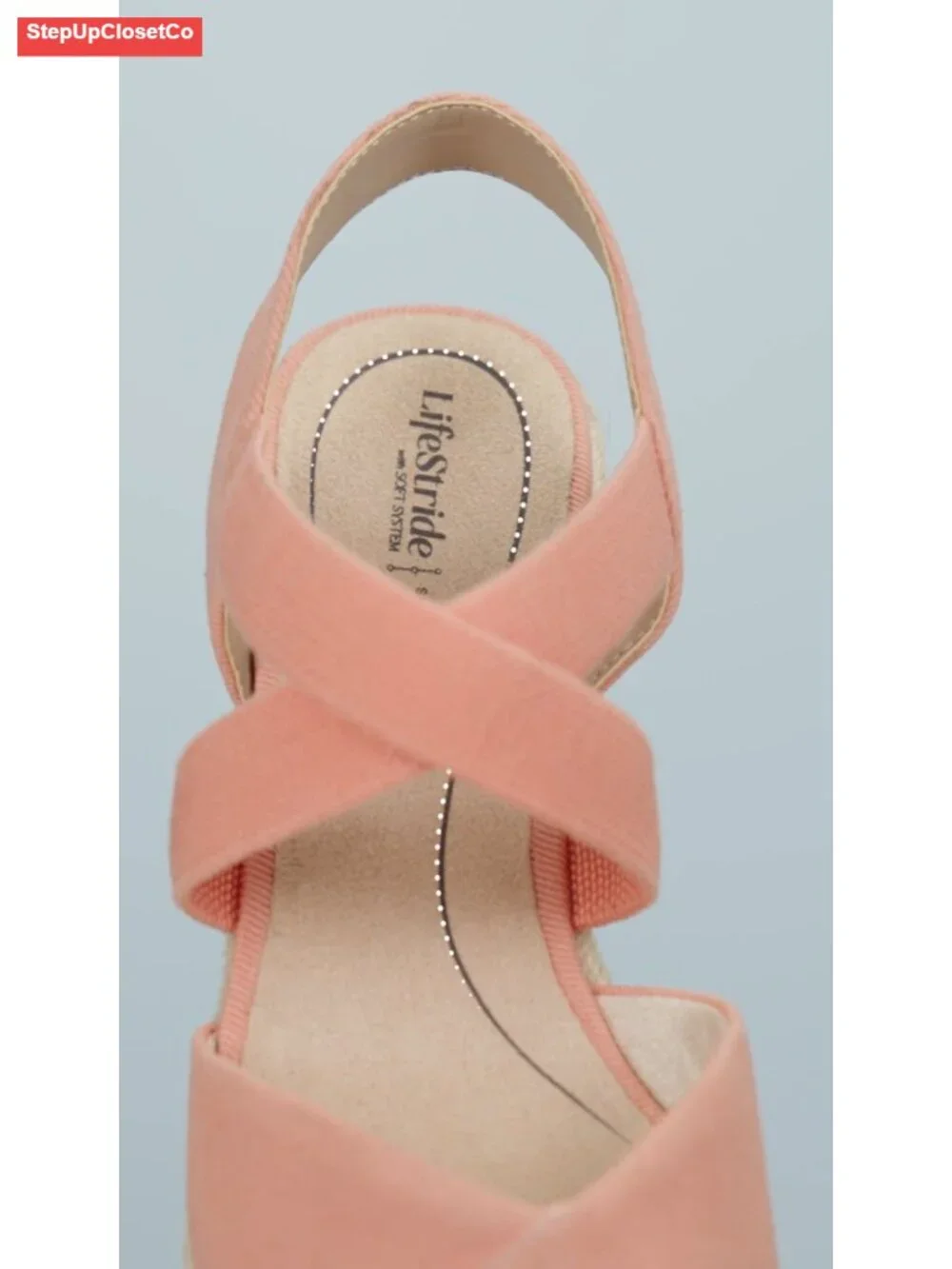 Comfortable Women's Espadrille Wedge Sandals with Soft System Technology